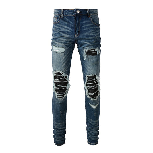 BIKER DENIM - BLUE