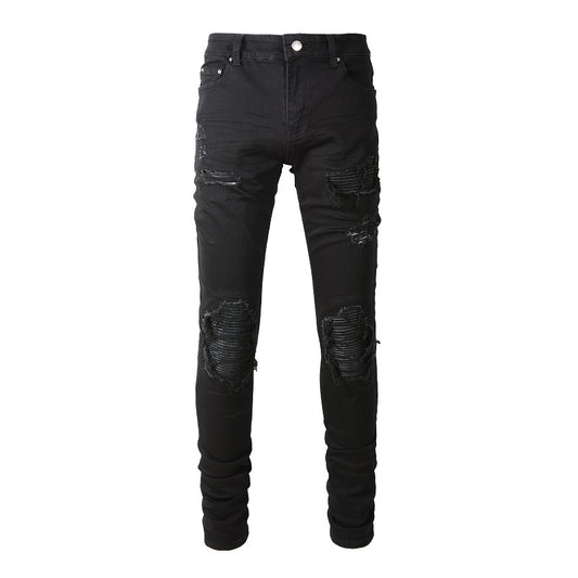 BIKER DENIM - BLACK